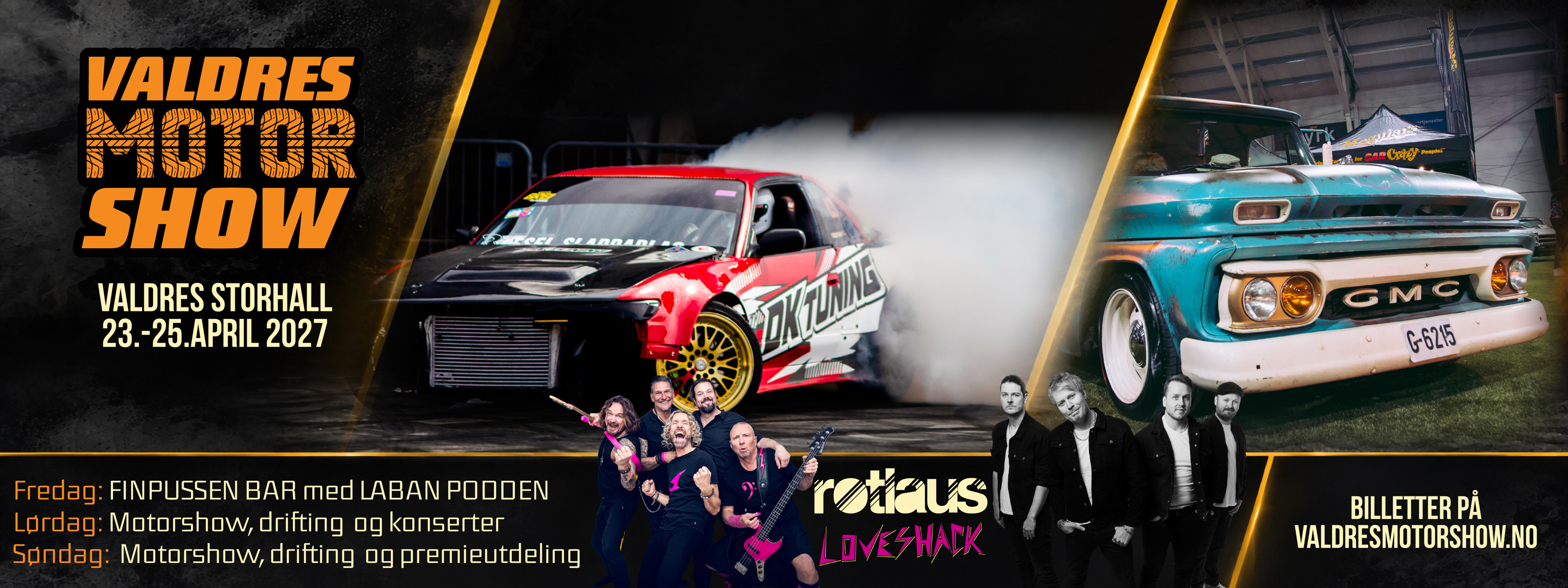 Valdres Motorshow 23.–25. april 2027